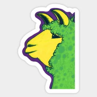 No drama llama (cut-out) Sticker